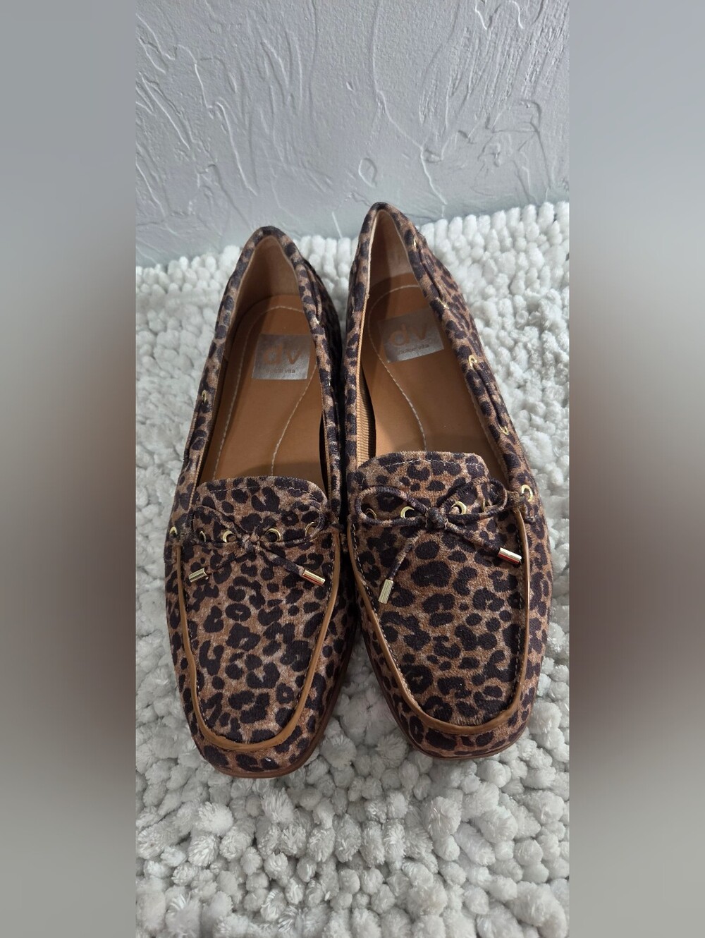 Dolce Vita Loafers Women’s 7.5 Brown Leopard Print Preppy Mob Wife Office Chic